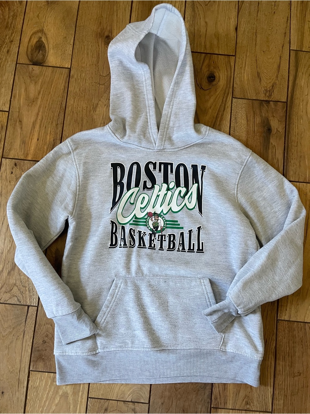 Boston Celtics Gray Basketball Hoodie